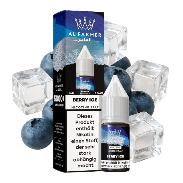Al Fakher Liquid 10ml - Berry Ice 20mg