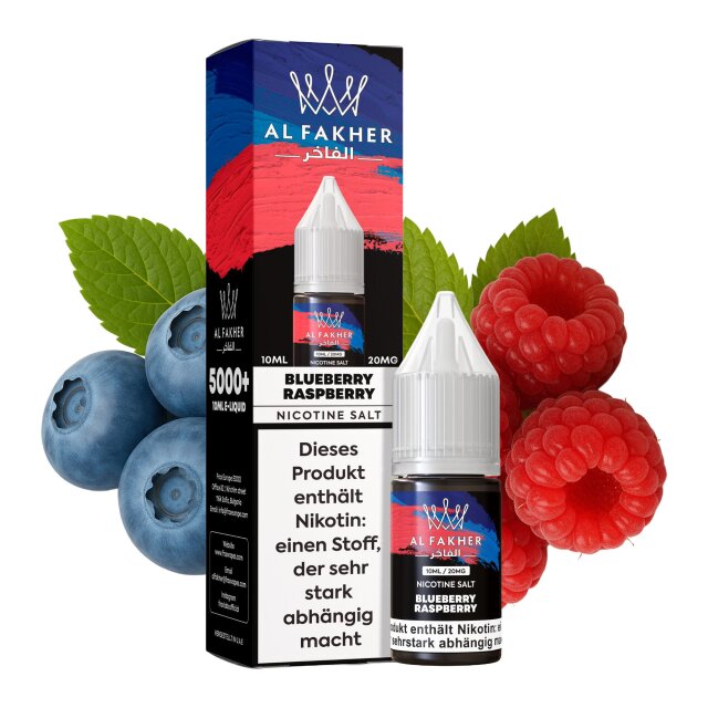 Al Fakher Liquid 10ml - Blueberry Raspberry 20mg