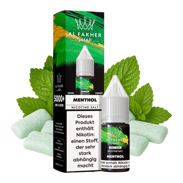 Al Fakher Liquid 10ml - Menthol 20mg