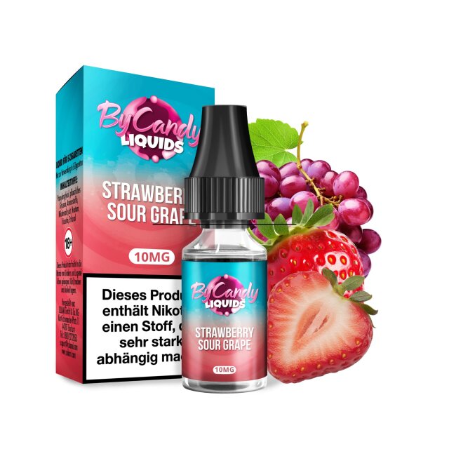 ByCandy Liquid 10ml - Strawberry Sour Grape 10mg
