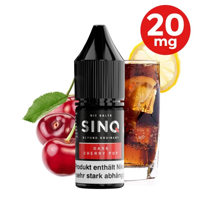 Sinq Liquid 10ml - Dark Cherry Pop 20mg