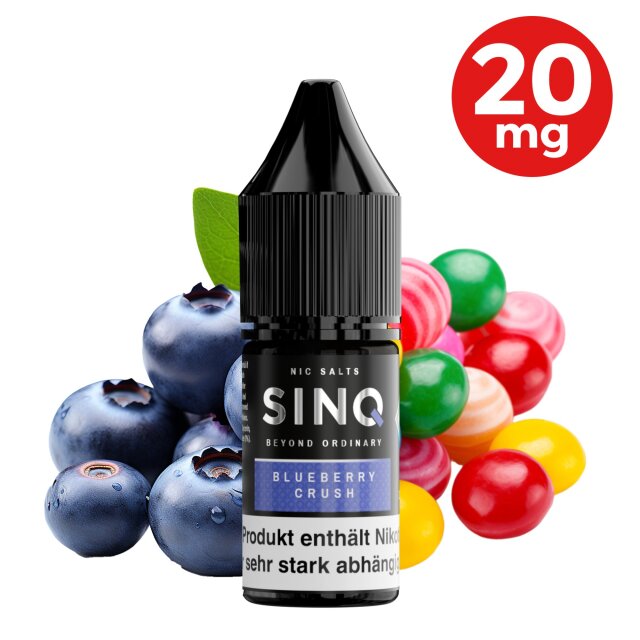 Sinq Liquid 10ml - Blueberry Crush 20mg