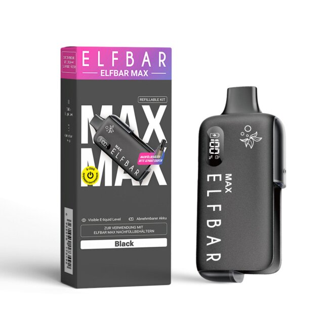 ELFBAR MAX Akku Pod Kit - Black