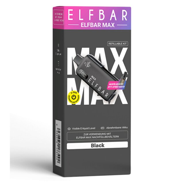 elfbar max pods kaufen Max Pod System Akkuträger mit abnehmbarer Batterie & Batterieanzeige, Mod  Basisgerät 650mAh Pod System, Füllstand des Liquids sichtbar, Mesh-Coil,  Type-C, Ohne Nikotin, Ohne Liquid: Amazon.de: Elektronik & Foto