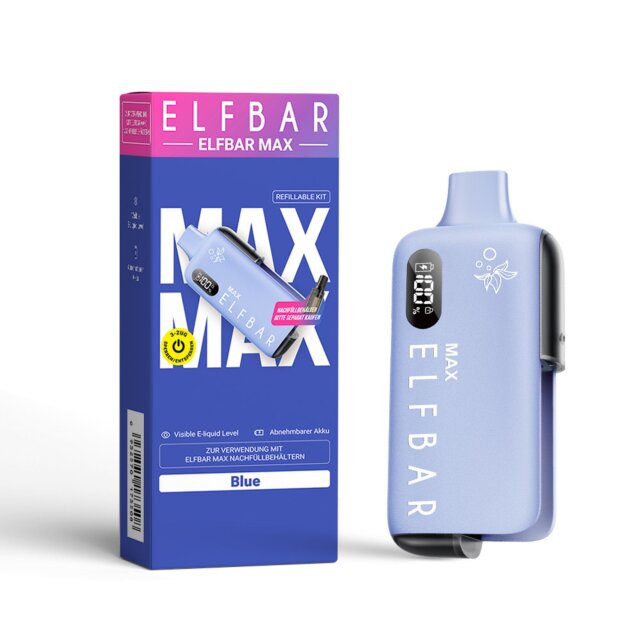 ELFBAR MAX Akku Pod Kit - Blue