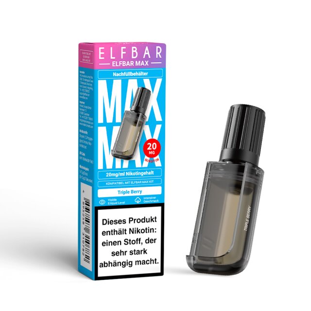 ELFBAR MAX Pod 10ml - Triple Berry