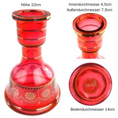 Luna Tradi Bowl - small - deep red