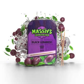 Massiv´s Zahnstocher - Black Lebanese