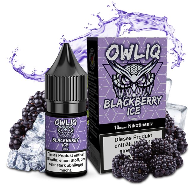OWLIQ 10ml - Blackberry Ice 10mg