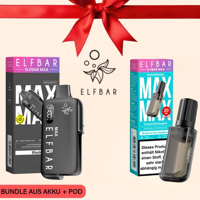 ELFBAR MAX Akkuträger & Pod (Bundle) Menthol Purple