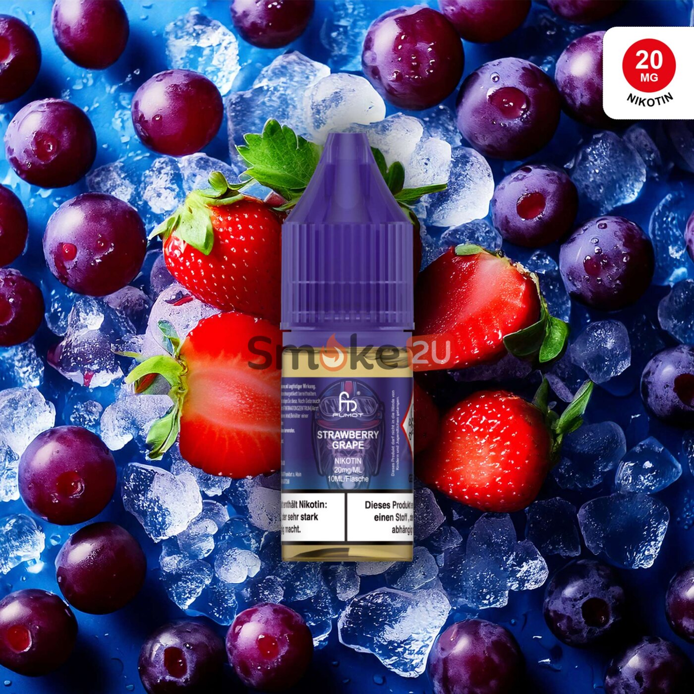 RandM Tornado Liquid 10ml - Strawberry Grape 20mg | Smoke2u, 7,50