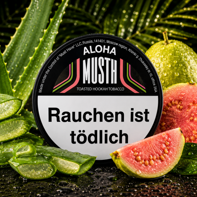 Must H Dark Blend Shisha Tabak 125g - ALOHA