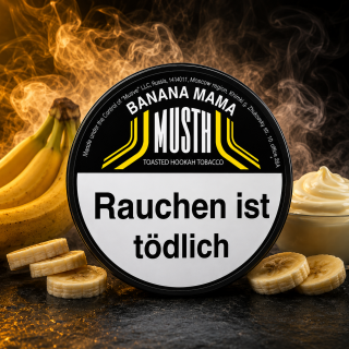 Must H Dark Blend Shisha Tabak 125g - BANANA MAMA