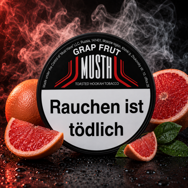 Must H Dark Blend Shisha Tabak 125g - GRAP FRUT