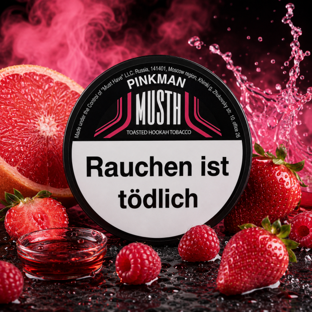 Must H Dark Blend Shisha Tabak 125g - PINKMAN