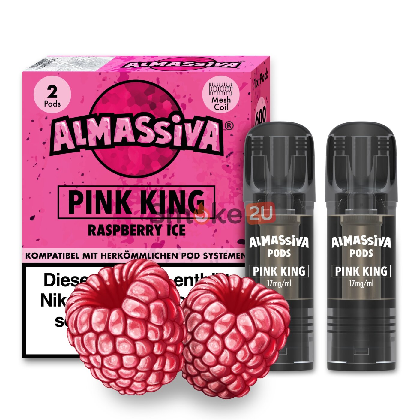 almassiva pods elfbar Al Massiva Prefilled Pod 2ml - 2er Pack - Big M main image 1