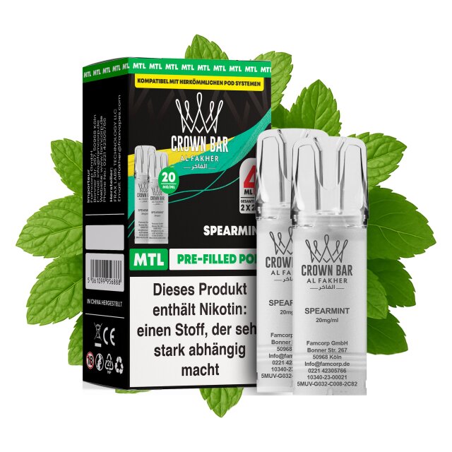 Al Fakher Pod (2er Pack) - Spearmint 20mg (MTL)