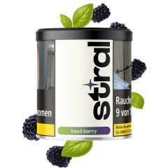 Stral Shisha Tabak 200g - Basil Barry