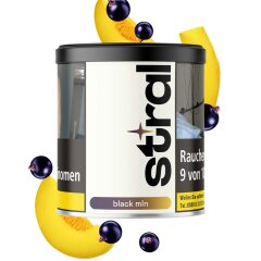 Stral Shisha Tabak200g - Black min
