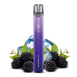 Elfbar 800 Vape (Nikotinfrei) - Blackberry Ice