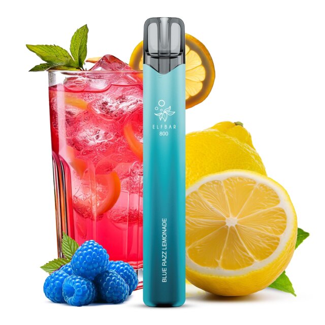 Elfbar 800 Vape (Nikotinfrei) - Blue Razz Lemonade