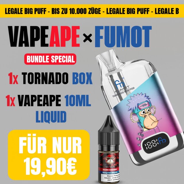 RandM Tornado Box + VapeApe Liquid 10ml