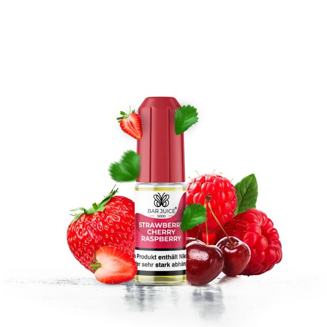 Bar Juice 5000 10ml - Strawberry Cherry Raspberry 10mg