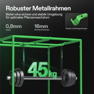 VIVOSUN Grow Tent 60x60x160