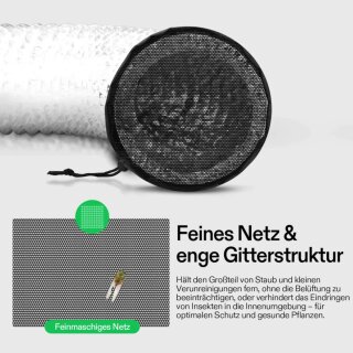 VIVOSUN 10cm Abluft-Abdeckung für Grow-Zelte – Vent Cover zur Belüftung & Geruchsfilterung