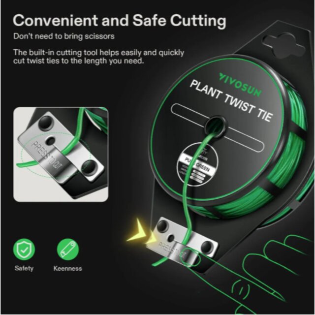 Vivosun Pflanzendraht 100m