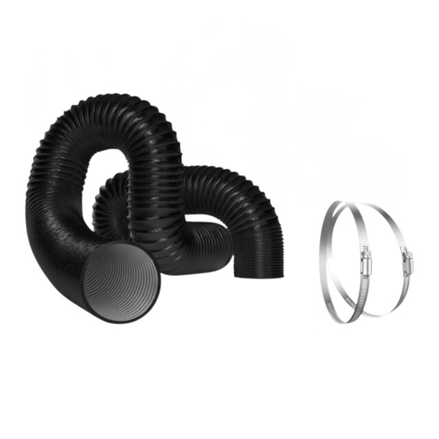 Vivosun Abluftschlauch 4 Zoll Schwarz