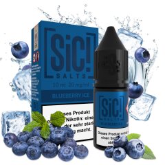 Sic Salts Liquids 10ml - Blueberry Ice 20mg