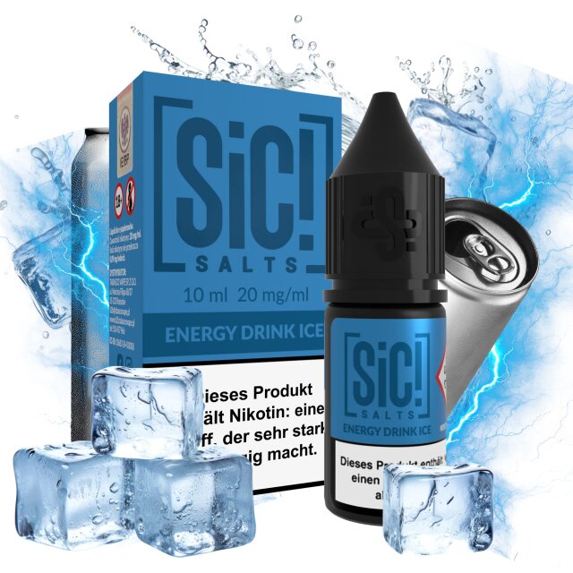 Sic Salts Liquids 10ml - Energy Drink Ice 20mg