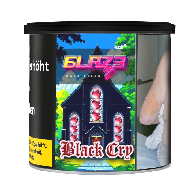 BLAZE Shisha Tabak Dark Leaf 200g - Black Cry