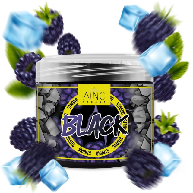 AINO Strong Shisha Tabak 200g - Black