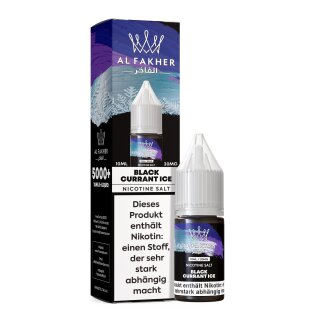 Al Fakher Liquid 10ml - Blackcurrant Ice 11mg