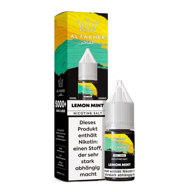 Al Fakher Liquid 10ml - Lemon Mint 11mg