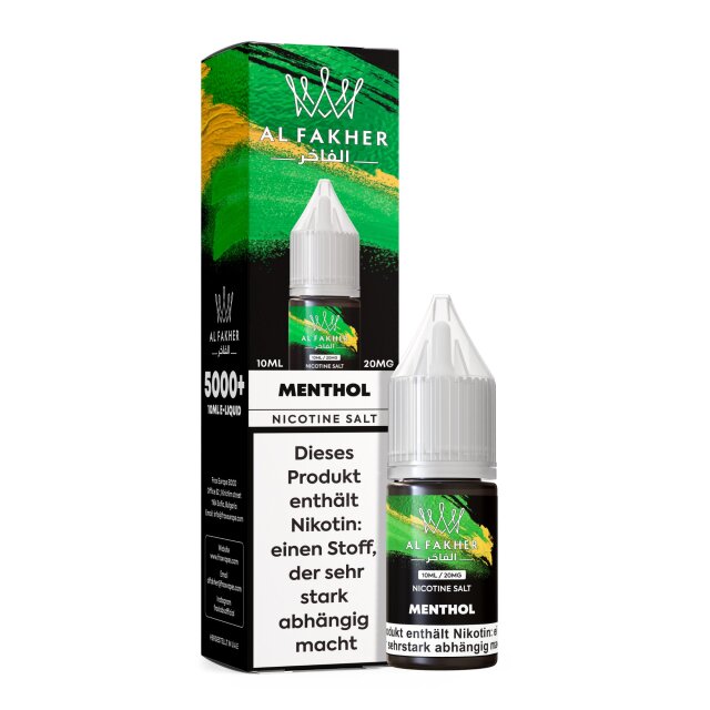 Al Fakher Liquid 10ml - Menthol 11mg