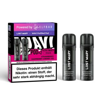 Lost Mary Wavi Pods - Strawberry Raspberry Cherry Ice