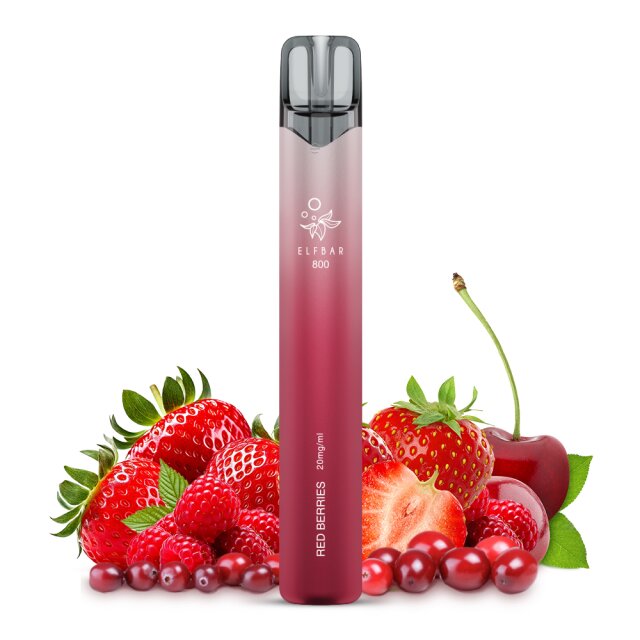 Elfbar 800 (Nikotin) - Red Berries