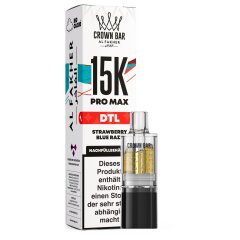 Al Fakher Pro Max Pod 15K - Strawberry Blue Razz 6mg (DTL)