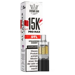 Al Fakher Pro Max Pod 15K - Strawberry Cherry 6mg (DTL)