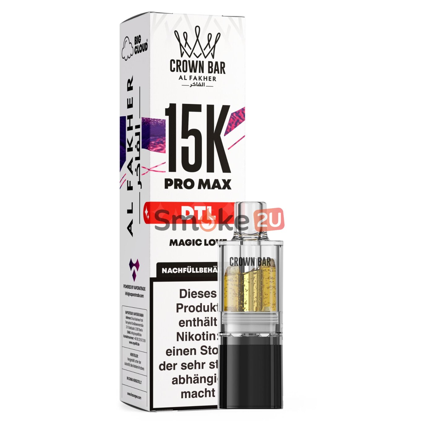 elfbar elfa master akku Al Fakher Pro Max Pod 15K