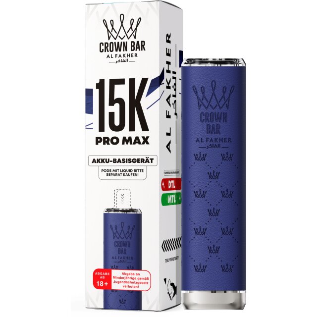 Al Fakher Pro Max Akkuträger 15K - Blue