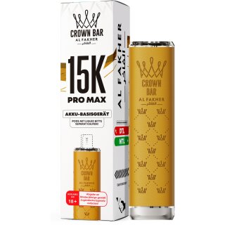 Al Fakher Pro Max Akkuträger 15K - Yellow