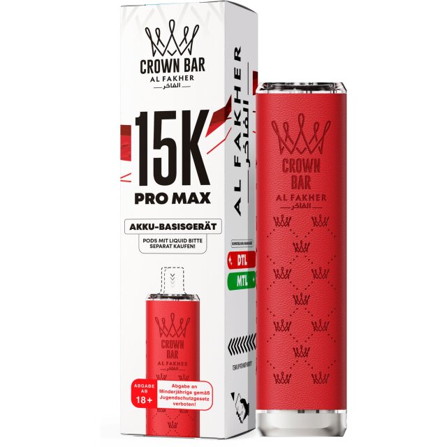 Al Fakher Pro Max Akkuträger 15K - Red