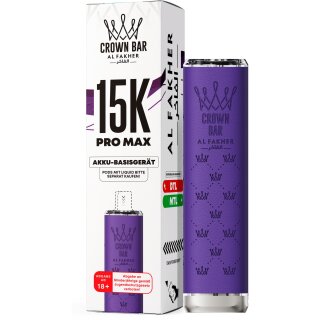 Al Fakher Pro Max Akkuträger 15K - Purple