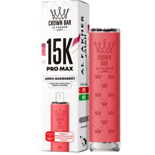 Al Fakher Pro Max Akkuträger 15K - Pink
