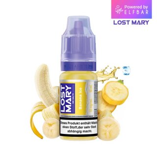 Lost Mary Liquid 10ml - Banana Ice 10mg