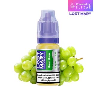 Lost Mary Liquid 10ml - Green Grape 10mg